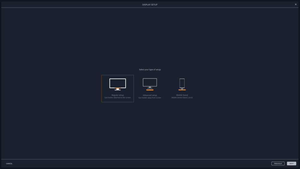 How to configure Tobii Pro Nano with a standard display