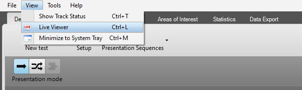 Why can't I see the Live Viewer or Track Status windows?
